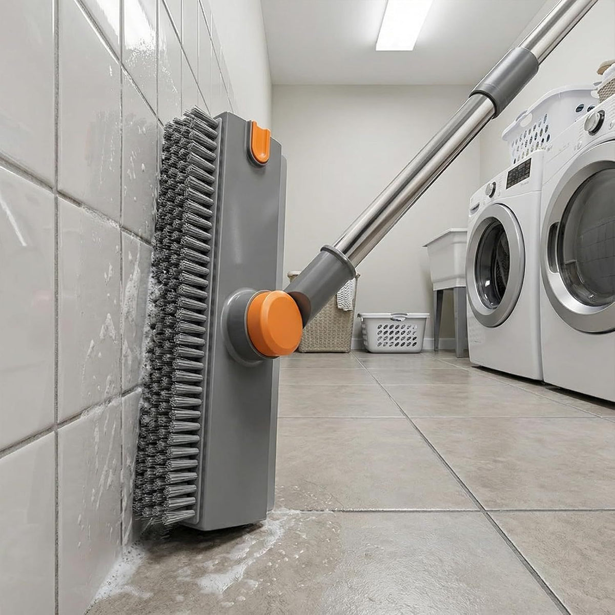4-in-1 Extendable Floor Scrub Brush